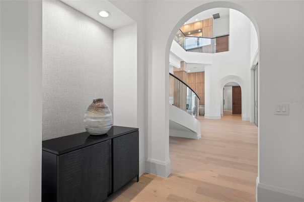 Interior, Recessed Lighting, Wood Texture Flooring