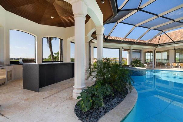 Glass Ceilings, Interior, Pool, Recessed Lighting, Sun Room