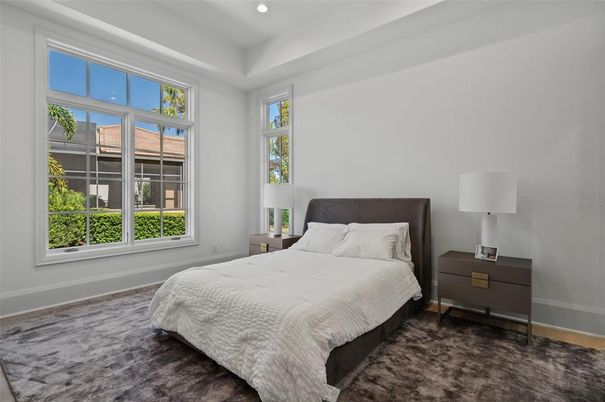 Bedroom, Interior, Recessed Lighting