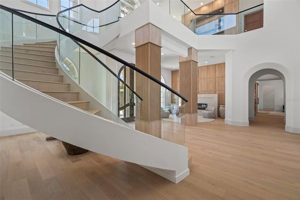 Interior, Recessed Lighting, Wood Texture Flooring
