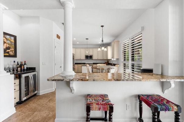 Dining room, Interior, Kitchen, Pendant Lights, Recessed Lighting