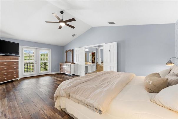 Bedroom, Interior, Wood Texture Flooring