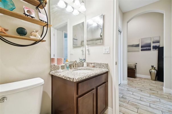 Bathroom, Interior, Wood Texture Flooring
