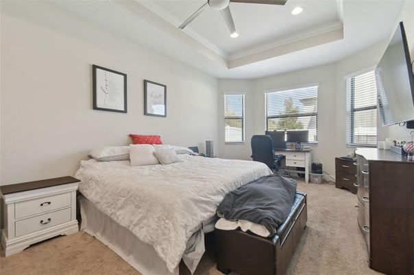 Bedroom, Home Office, Interior, Recessed Lighting