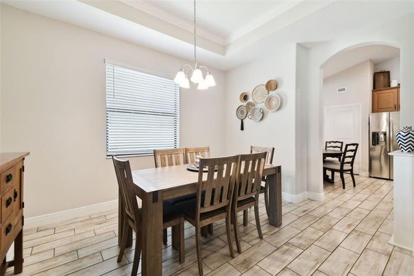 Dining room, Interior, Pendant Lights