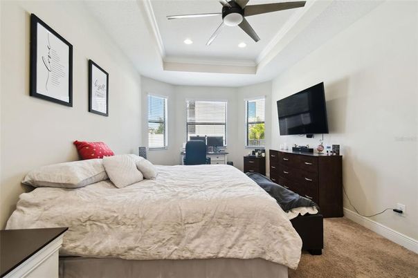Bedroom, Interior, Recessed Lighting