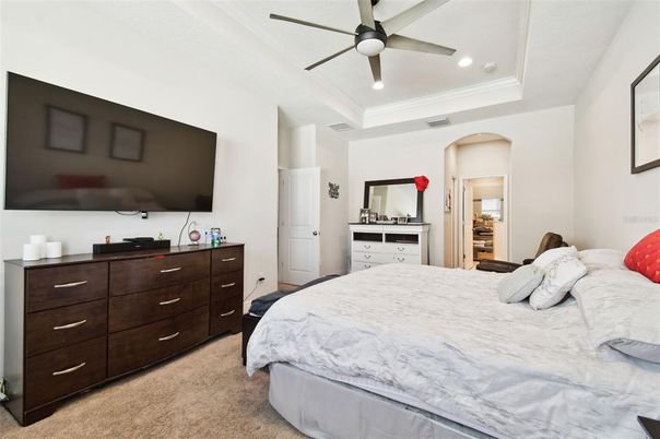 Bedroom, Interior, Recessed Lighting