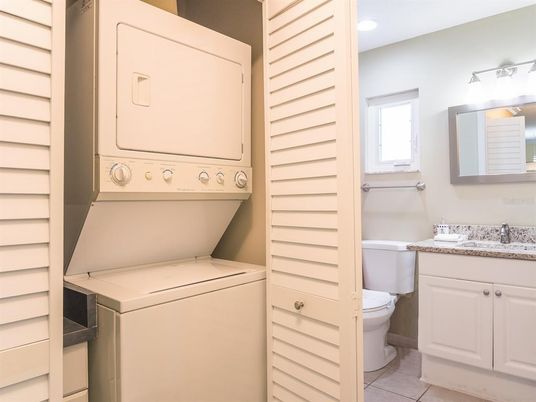 Bathroom, Interior, Recessed Lighting, Utility Closets, Washer