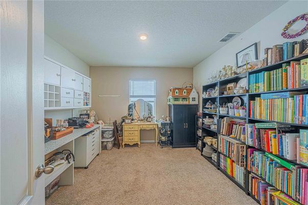 Home Office, Interior, Recessed Lighting