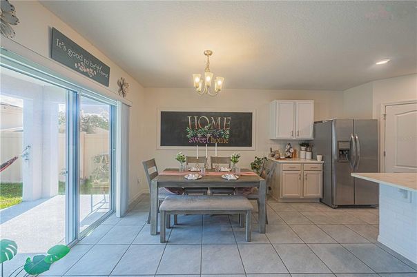 Chandelier, Dining room, Interior, Kitchen, Recessed Lighting