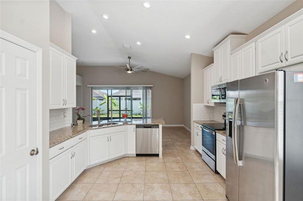 Interior, Kitchen, Recessed Lighting, Stainless Steel Appliances