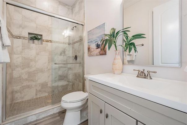 Bathroom, Glass Shower, Interior