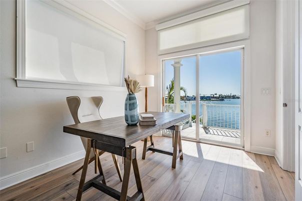 Home Office, Interior, Water, Wood Texture Flooring