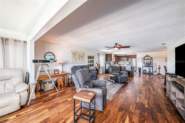 Interior, Kitchen, Living room, Wood Texture Flooring