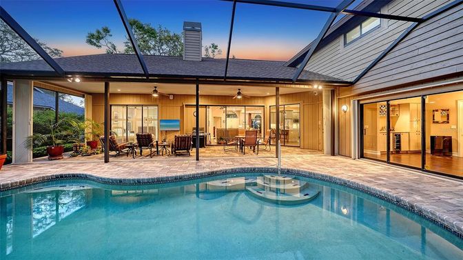 Glass Ceilings, Interior, Pool, Sun Room