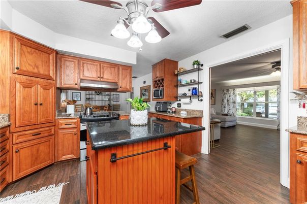 Interior, Kitchen, Wood Texture Flooring