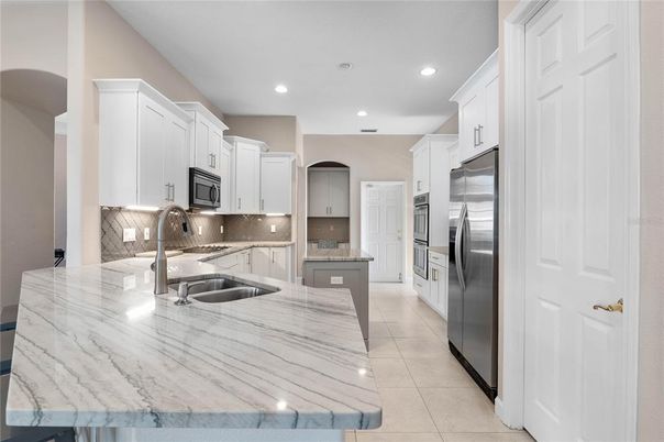 Interior, Kitchen, Recessed Lighting, Stainless Steel Appliances