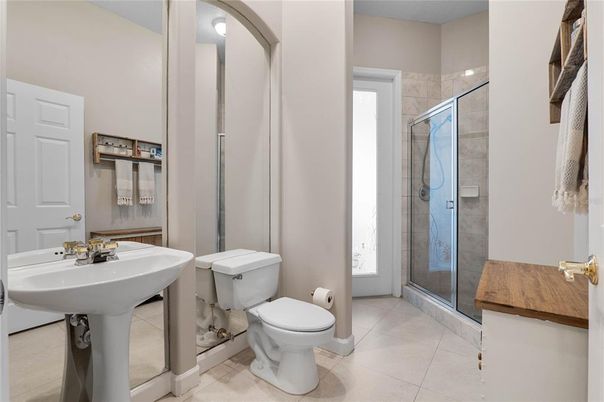 Bathroom, Glass Shower, Interior