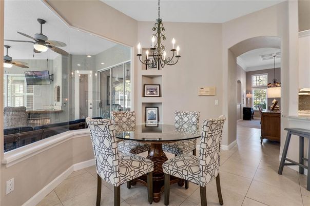 Chandelier, Dining room, Interior, Recessed Lighting