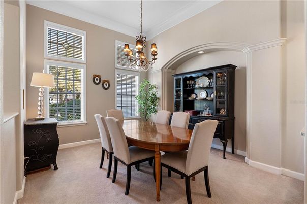 Chandelier, Dining room, Interior