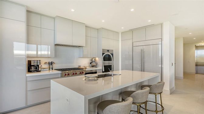 Interior, Kitchen, Recessed Lighting, Stainless Steel Appliances