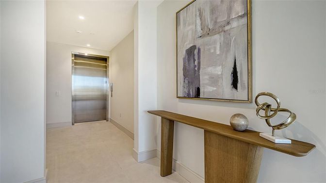 Elevator, Interior, Recessed Lighting