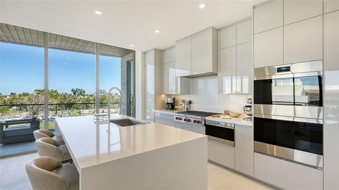 Interior, Kitchen, Recessed Lighting, Stainless Steel Appliances