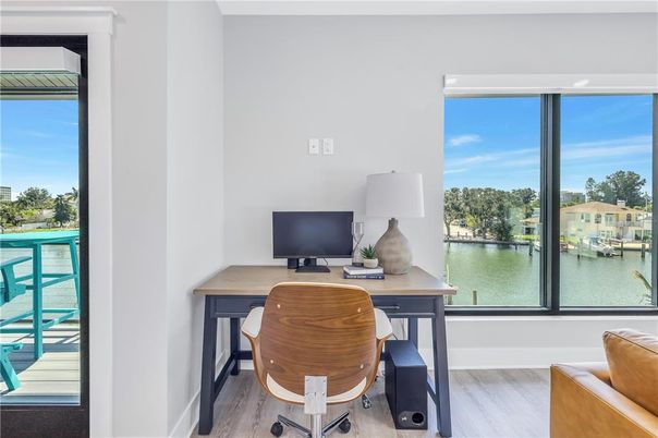 Home Office, Interior, Water, Wood Texture Flooring