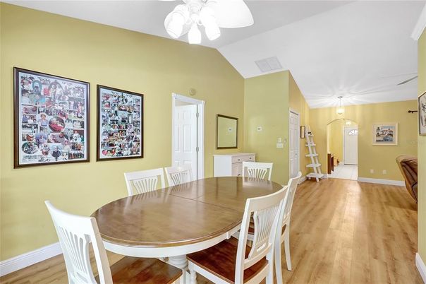 Dining room, Interior, Wood Texture Flooring