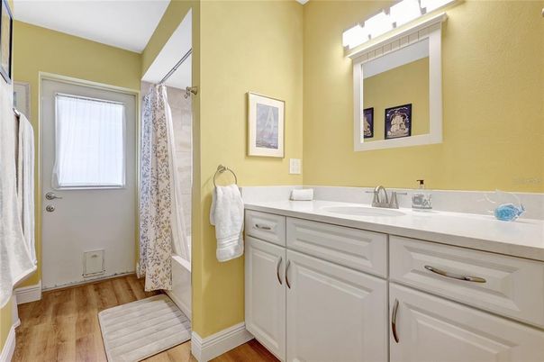 Bathroom, Interior, Wood Texture Flooring