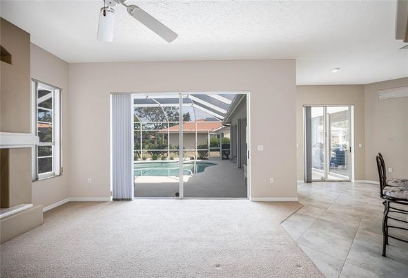 Empty room, Interior, Recessed Lighting