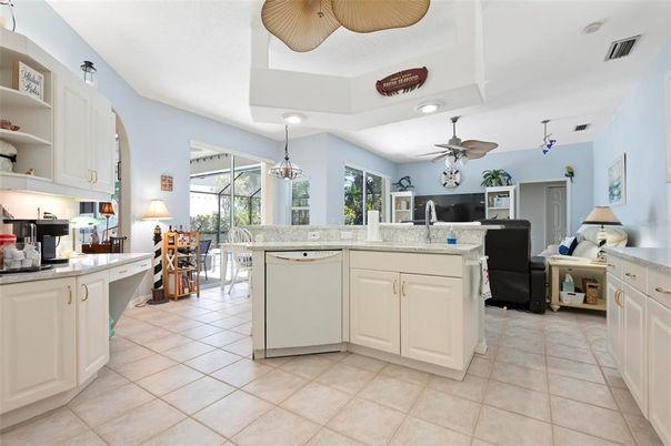 Dining room, Interior, Kitchen, Living room, Pendant Lights, Recessed Lighting