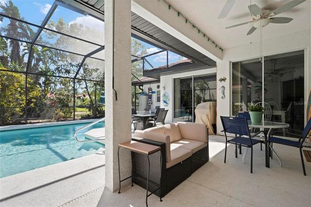 Dining room, Glass Ceilings, Interior, Pool, Sun Room