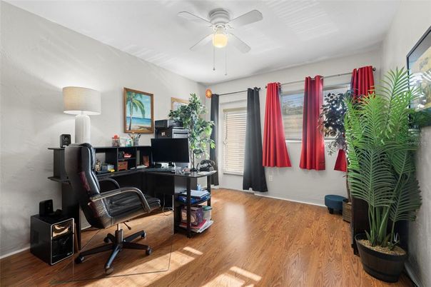 Home Office, Interior, Wood Texture Flooring