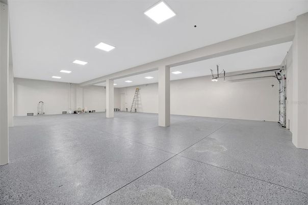 Garage, Interior, Recessed Lighting