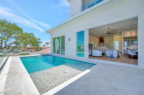 Exterior, Pool, Wood Texture Flooring