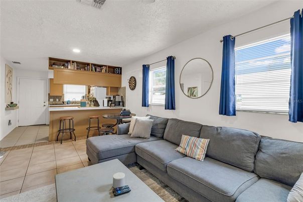 Interior, Kitchen, Living room, Recessed Lighting