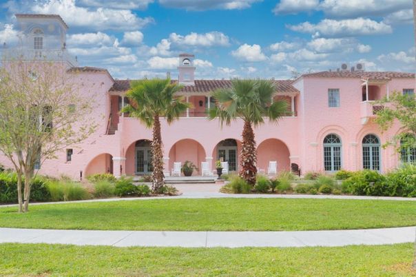 Backyard, Exterior, Facade, Spanish Mediterranean