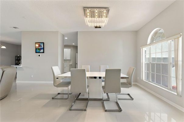 Chandelier, Dining room, Interior, Recessed Lighting