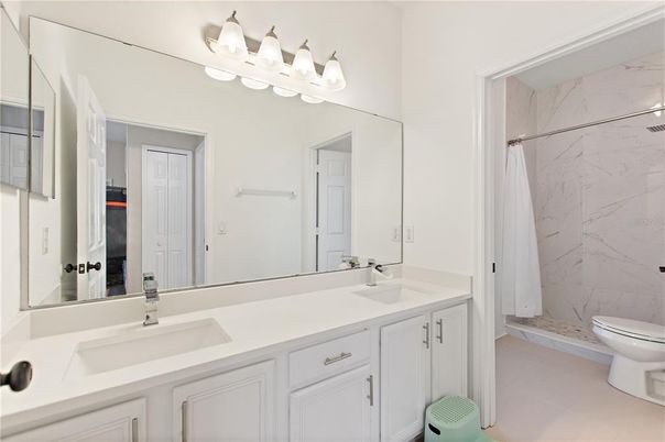 Bathroom, Dual Sink Vanities, Interior, Marble Walls