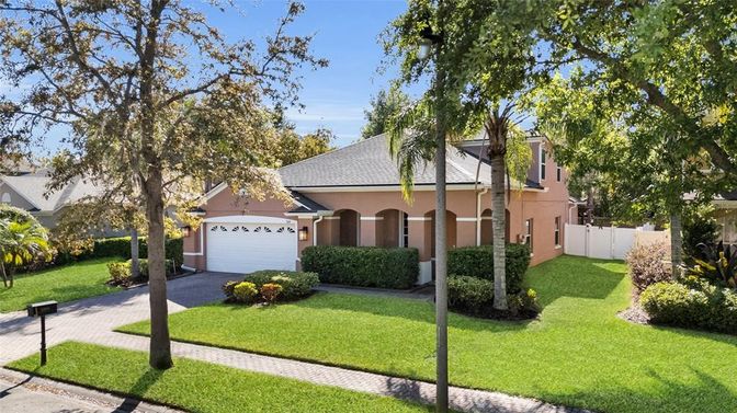 Attached, Backyard, Exterior, Facade, French Provincial
