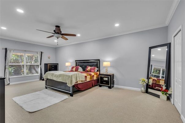 Bedroom, Interior, Recessed Lighting