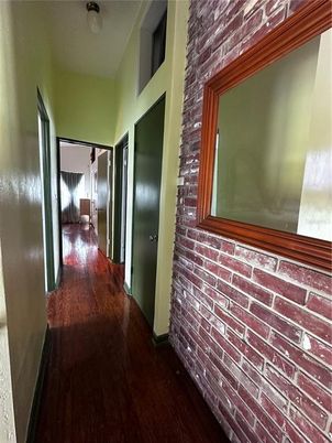 Elevator, Interior, Stone Walls, Wood Texture Flooring