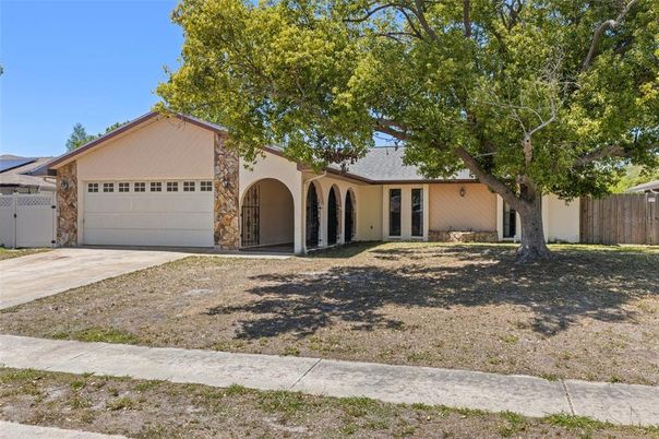 Attached, Backyard, Exterior, Facade, Ranch