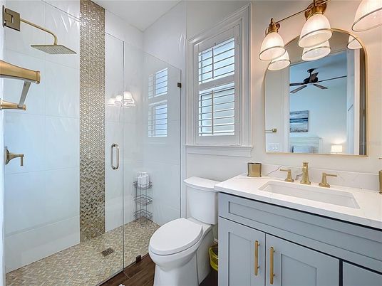 Bathroom, Glass Shower, Interior