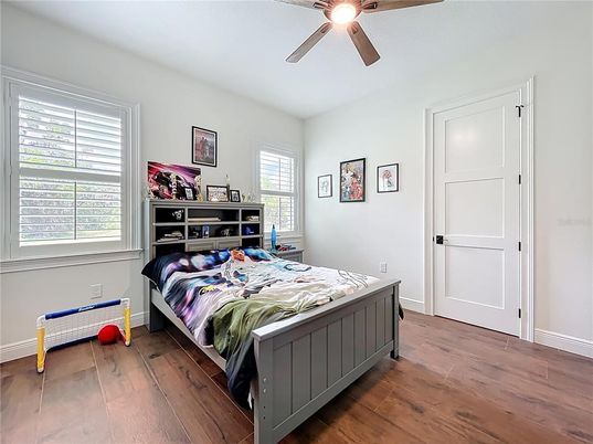 Bedroom, Interior, Wood Texture Flooring