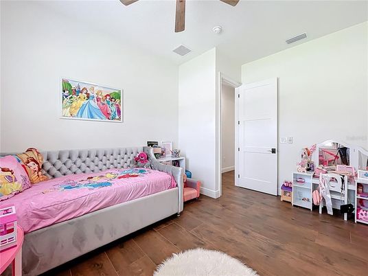 Bedroom, Interior, Wood Texture Flooring