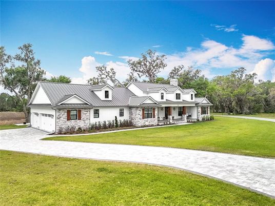 Attached, Backyard, Exterior, Facade, Farmhouse