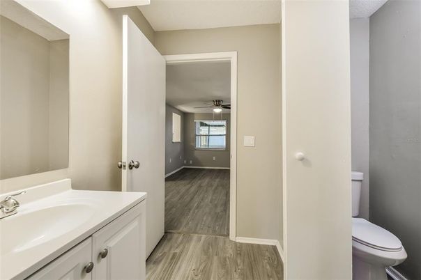 Bathroom, Interior, Wood Texture Flooring