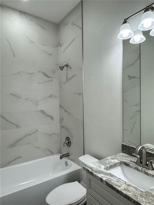 Bathroom, Interior, Marble Walls
